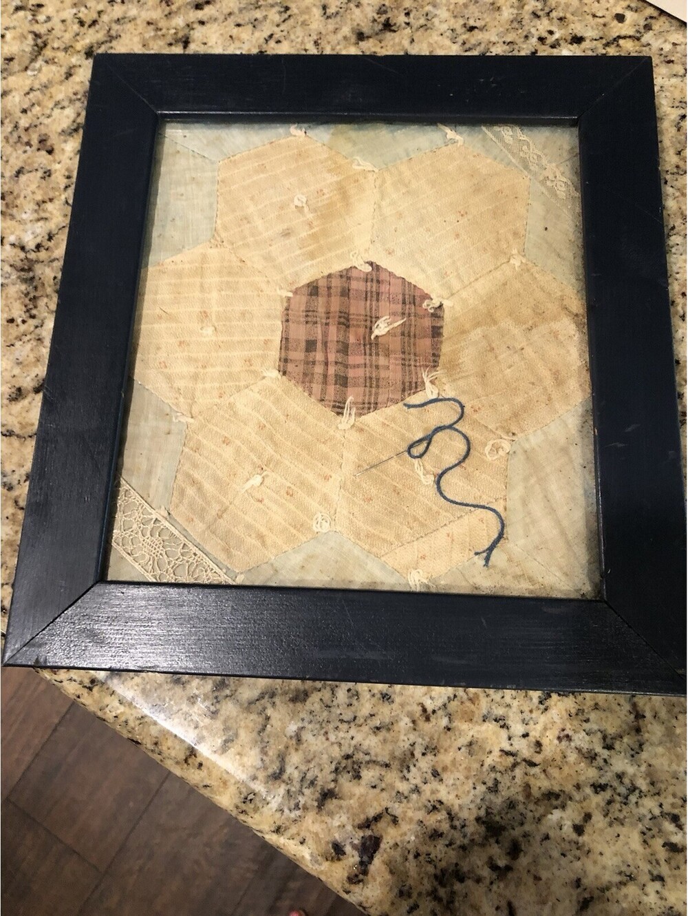 Lot Of Two Rustic Frames Quilt Squares